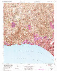 Topanga 1952 topographic map thumbnail