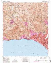 Topanga 1991 topographic map thumbnail