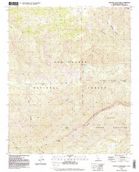 Topatopa Mountains 1991 topographic map thumbnail