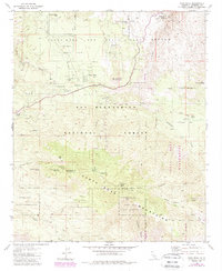 Toro Peak 1981 topographic map thumbnail