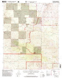 Toro Peak 1996 topographic map thumbnail