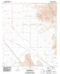 Tortuga 1992 topographic map thumbnail