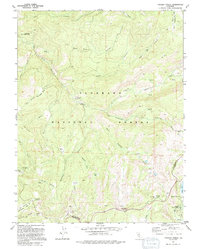 Tragedy Spring 1992 topographic map thumbnail
