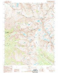 Triple Divide Peak 1993 topographic map thumbnail