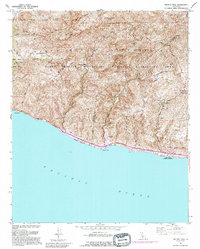 Triunfo Pass 1991 topographic map thumbnail