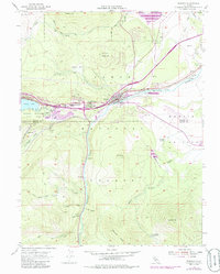 Truckee 1955 topographic map thumbnail