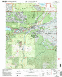 Truckee 2000 topographic map thumbnail