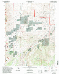 Tungsten Hills 1994 topographic map preview