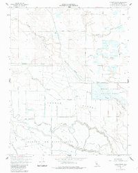 Turner Ranch 1961 topographic map thumbnail