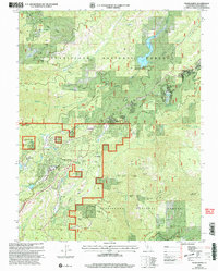 Twain Harte 2001 topographic map thumbnail
