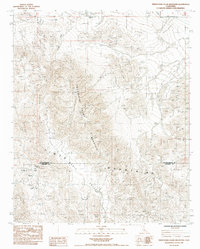 Twentynine Palms Mountain 1985 topographic map thumbnail