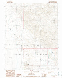 Ubehebe Crater 1988 topographic map thumbnail