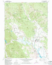 Upper Lake 1991 topographic map thumbnail