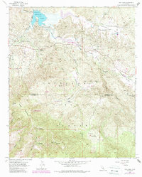 Vail Lake 1953 topographic map thumbnail
