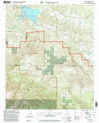Vail Lake 1997 topographic map thumbnail