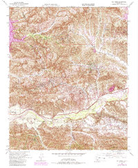 Val Verde 1952 topographic map thumbnail