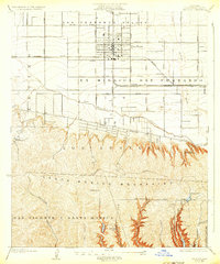 Van Nuys 1926 topographic map thumbnail