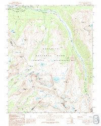 Vogelsang Peak 1994 topographic map thumbnail