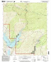 Warm Springs Mountain 1995 topographic map thumbnail