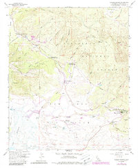 Warner Springs 1958 topographic map thumbnail