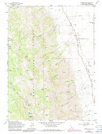 Warren Peak 1963 topographic map thumbnail