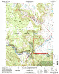 Washington Mountain 1993 topographic map thumbnail