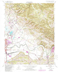 Watsonville East 1955 topographic map thumbnail