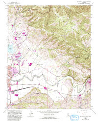 Watsonville East 1955 topographic map thumbnail