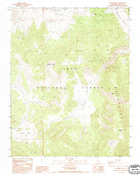 Waucoba Mtn 1990 topographic map thumbnail