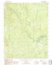 Wawona 1992 topographic map thumbnail