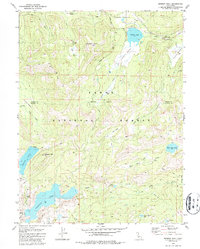 Webber Peak 1981 topographic map thumbnail