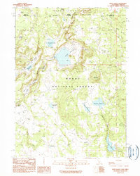 Weed Valley 1990 topographic map thumbnail