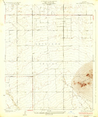 West Alpine Butte 1933 topographic map thumbnail