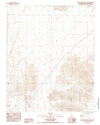 West of Broadwell Mesa 1985 topographic map thumbnail