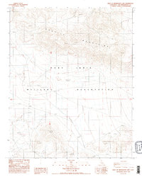 West of Drinkwater Lake 1986 topographic map thumbnail