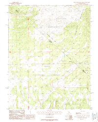 West of Huntoon Spring 1988 topographic map thumbnail