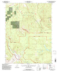 West Prospect Peak 1995 topographic map thumbnail