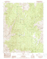 Westgard Pass 1987 topographic map thumbnail