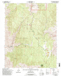Westgard Pass 1994 topographic map thumbnail