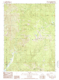 Whisky Bill Peak 1986 topographic map thumbnail
