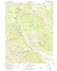 Whispering Pines 1958 topographic map thumbnail