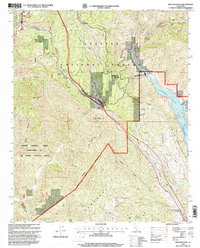 Whitaker Peak 1995 topographic map thumbnail