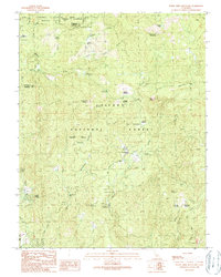 White Chief Mountain 1990 topographic map thumbnail