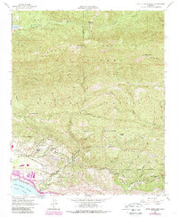 White Ledge Peak 1952 topographic map thumbnail