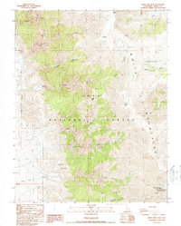 White Mtn. Peak 1987 topographic map thumbnail