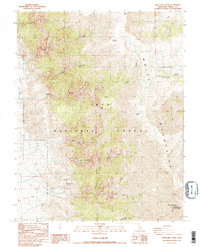 White Mtn. Peak 1987 topographic map thumbnail