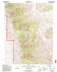White Mtn. Peak 1994 topographic map thumbnail