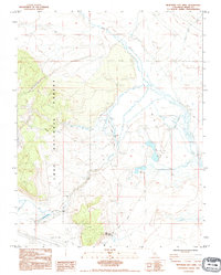 Whitmore Hot Sprs 1990 topographic map thumbnail