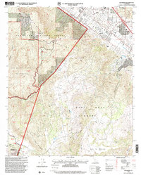 Wildomar 1997 topographic map thumbnail