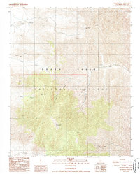 Wildrose Peak 1988 topographic map thumbnail